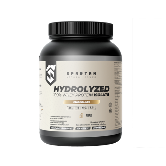 WHEY PROTEIN HYDROLIZED 100% ISOLATE CHOCOLATE - 2 LIBRAS