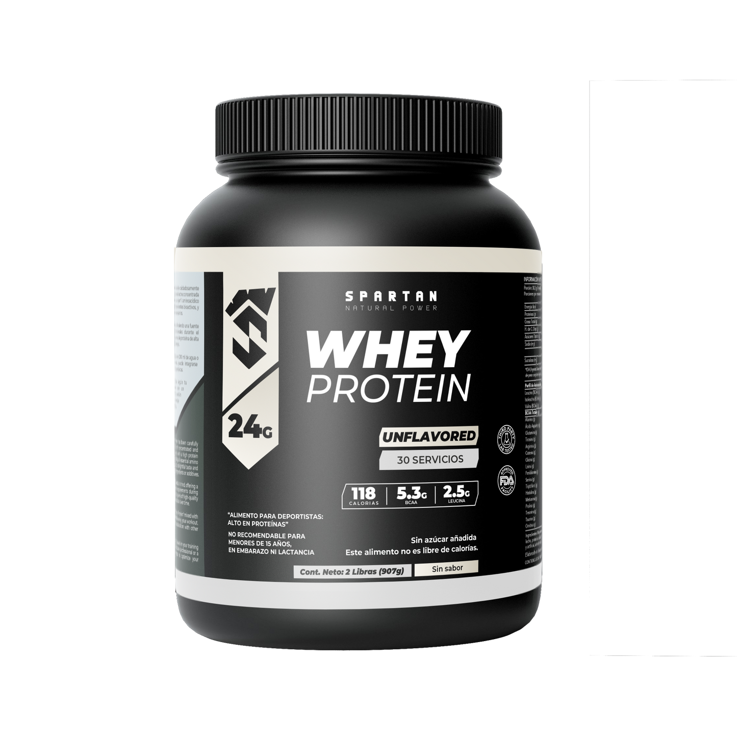 WHEY PROTEIN UNFLAVORED - 2 LIBRAS