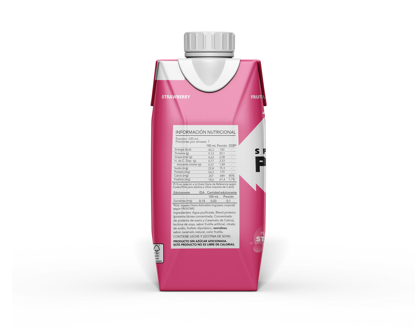 PROTEIN SHAKE STRAWBERRY - PACK 18 UNIDADES