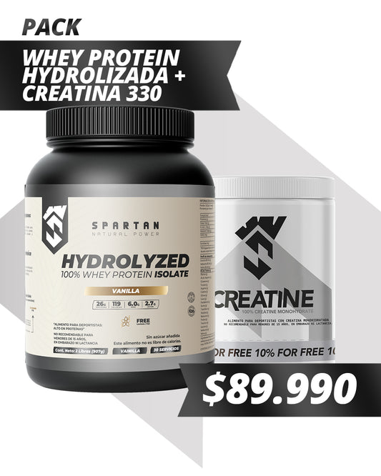 PACK EXPERTO: PROTEÍNA HIDROLIZADA + CREATINA
