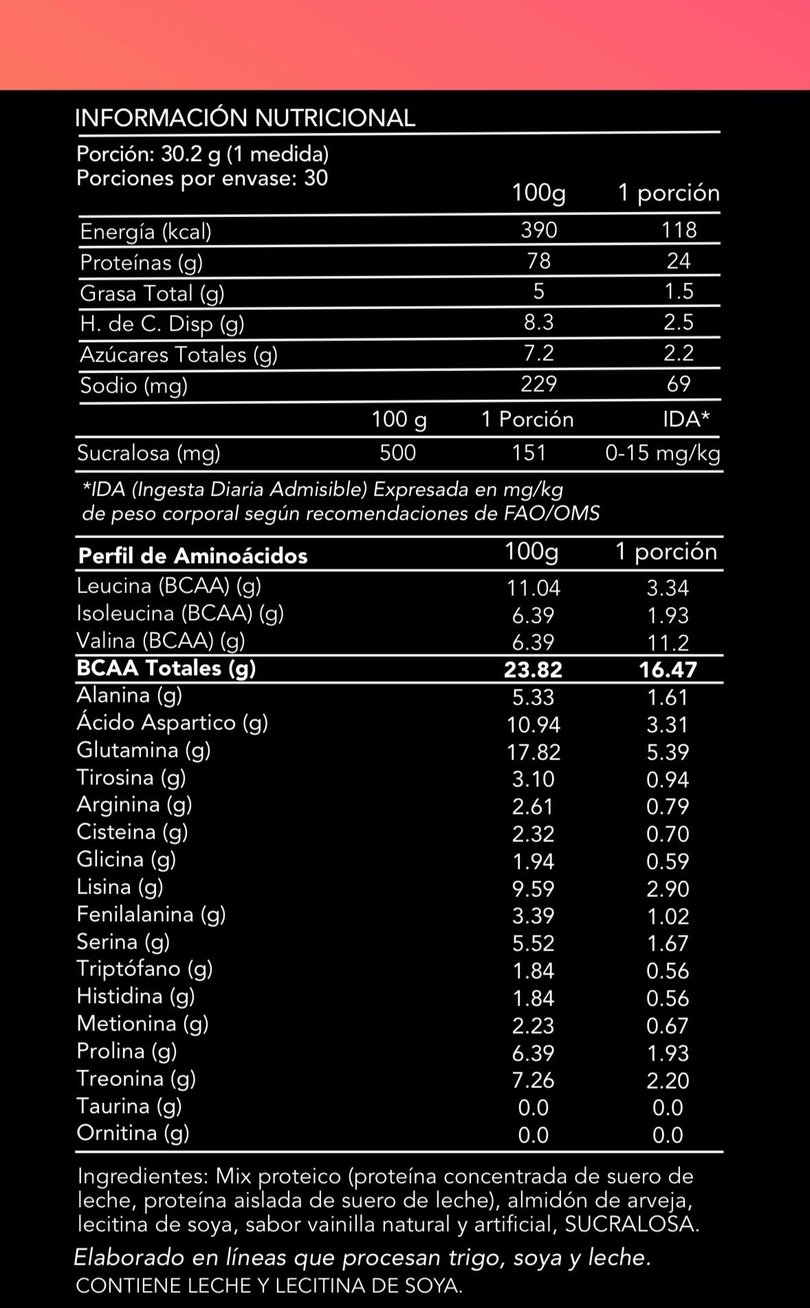 WHEY PROTEIN VAINILLA